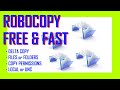 Easy how to use robocopy to copy files folders shares  permissions