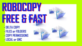 easy: how to use robocopy to copy files folders shares & permissions