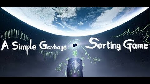 A Simple Garbage Sorting Game - PC Gameplay