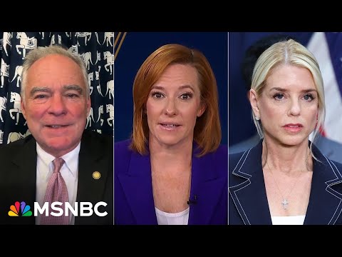 Sen. Kaine spots an ACCIDENTAL ADMISSION in Pam Bondi's statement on James Comey's indictment