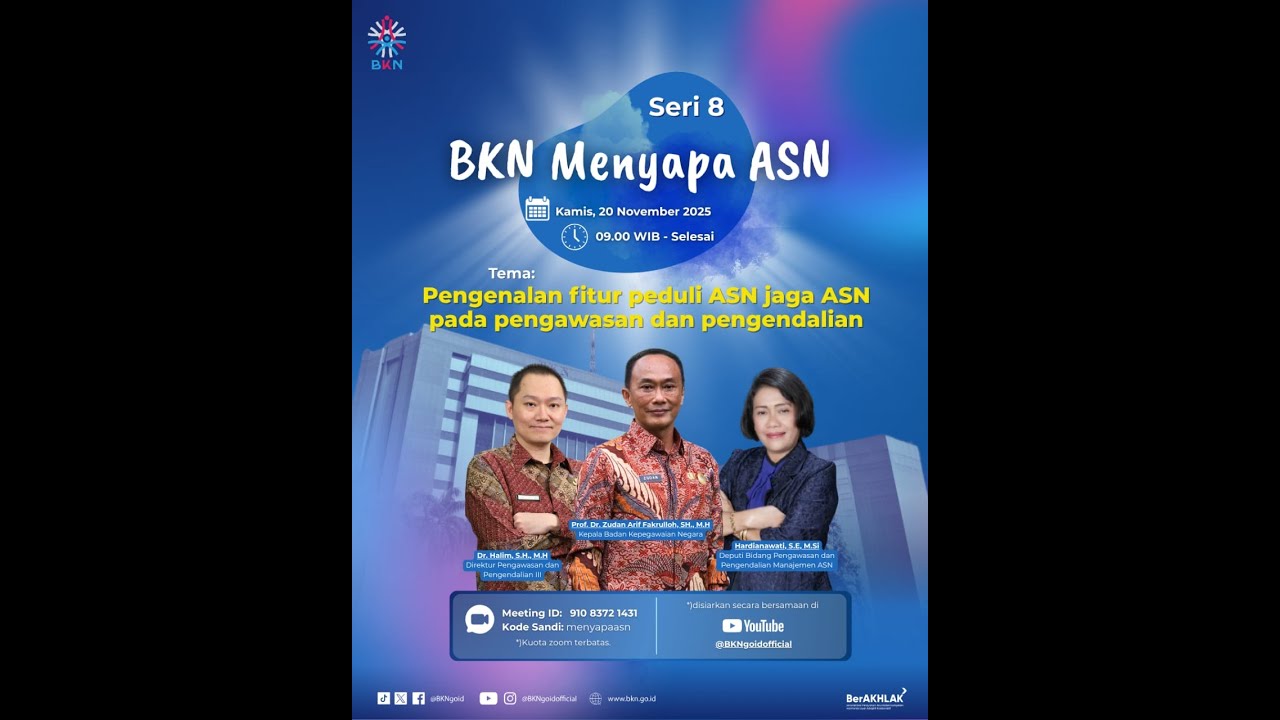 Webinar BKN Menyapa ASN S. 08  