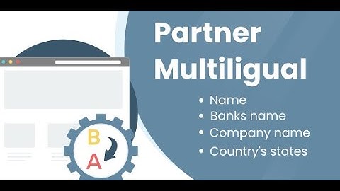 Odoo Apps - Partner Multilingual | Odoo 15