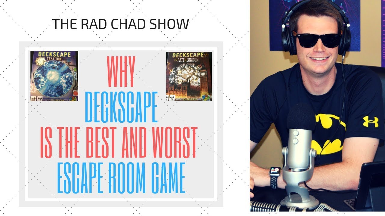 Why Deckscape is the Best and Worst Escape Room Game- The Rad Chad Show [Review] radar cezaları 2019