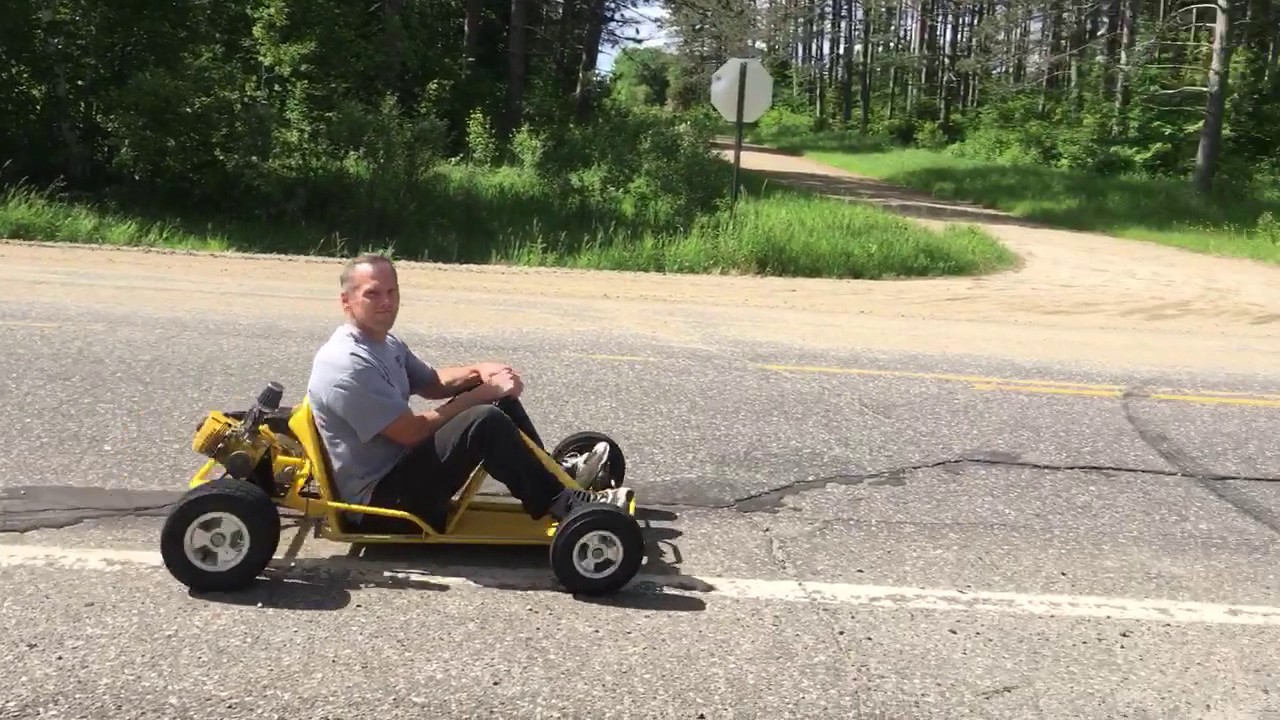 McCULLOCK CHAINSAW ENGINE IN A GO-CART? - YouTube