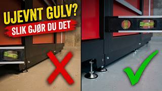 Ujevnt Gulv I Garasjen? Slik Monterer Du Turisimo Garasjeinnredning Perfekt I Vater