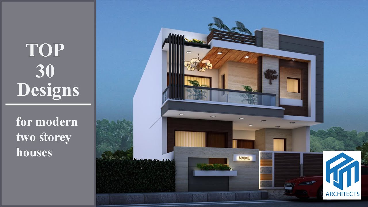 30 Modern Two Storey Houses Elevation Design Ideas l Two Floor House