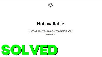 CHATGPT NOT AVAILABLE | Why is Chat GPT Not Working? EASY AND QUICK
