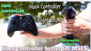 Xbox Controller vs Thrustmaster TCA Airbus; Best controller for Microsoft flight simulator