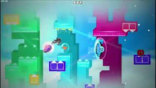 AERO BLUE VISTA by hauxz (easy demon) with coin | Geometry dash
