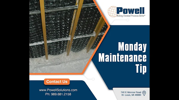 Powell Maintenance Tip: Cleaning the Mist Eliminator on the Sentry Scrubber