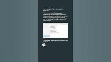 Diagnostics and usage data option disabled #shorts
