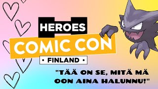 Comic Con Finland vlogi ja ost est!!