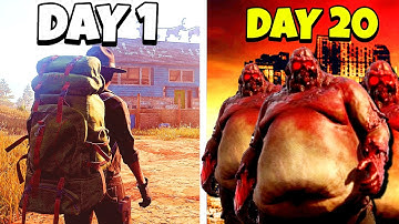I SURVIVED 20 days in State of decay 2 NIGHTMARE ZONE!!! (SUPERCUT)