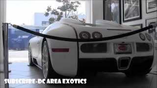 Matte White and Red Bugatti Veyron GrandSport