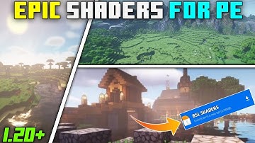 Top 3 Best Shaders For Minecraft 1.20+ || Render Dragon Shaders Minecraft PE ||