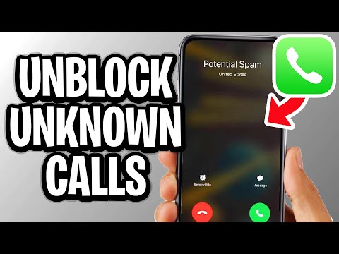 How To Unblock Unknown Calls On iPhone - Step By Step