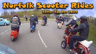 Norfolk Scooter Rides - 2024 Norwich Easter Egg Run