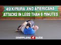 49 Kimura and Americana Attacks in Less Than 6 Min - Jason Scully BJJ Grappling