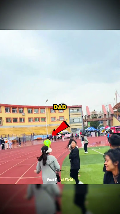 Pro-Athlete Dad Joining Kid School Sports Day 😮