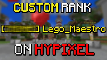 I got a CUSTOM RANK...Dragoon, Manhal IQ, FurballTheHammy | Hypixel