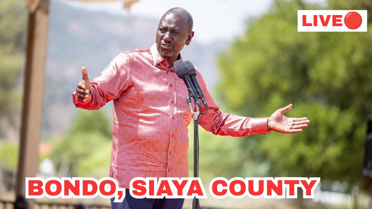 Live: President Ruto Attends Launch of Siaya Community Digital Hub, Bondo