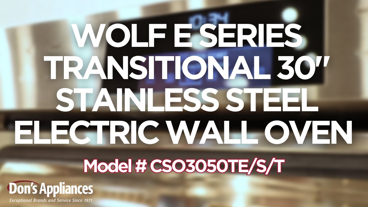 Wall Ovens, Wolf E Series DO3050TE/S/T