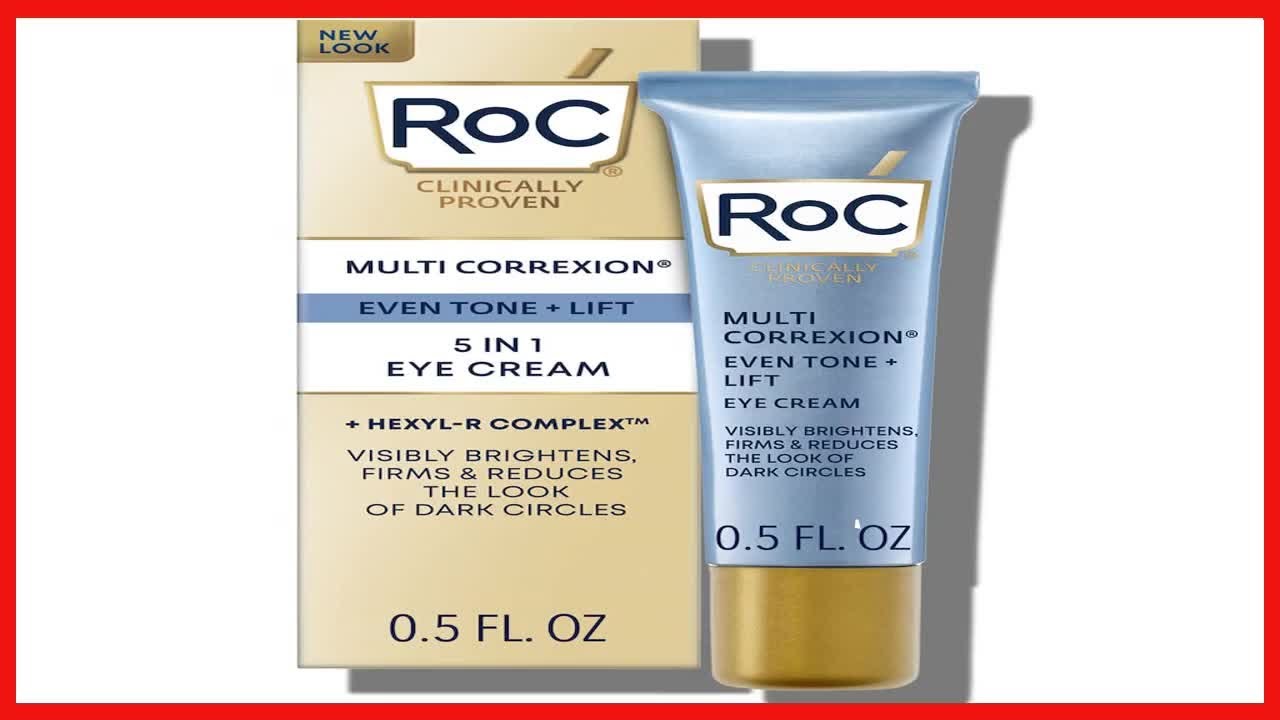 RoC Multi Correxion 5 in 1 AntiAging Eye Cream for Puffiness, Under
