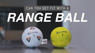 Can You Get Fit with a Range Ball // Wedges, Irons & Driver Test vs. Premium Ball