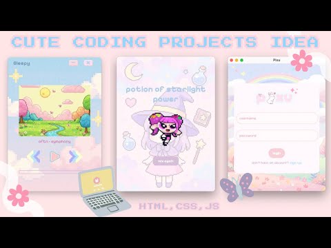 cute coding projects idea🩵