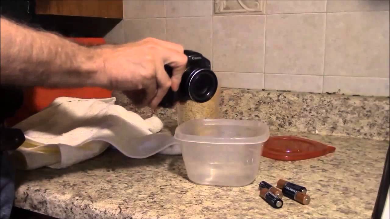 How to repair Water Damaged Camera Joke - YouTube