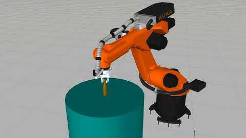Simulation of pick&place process - Kuka.Sim Pro