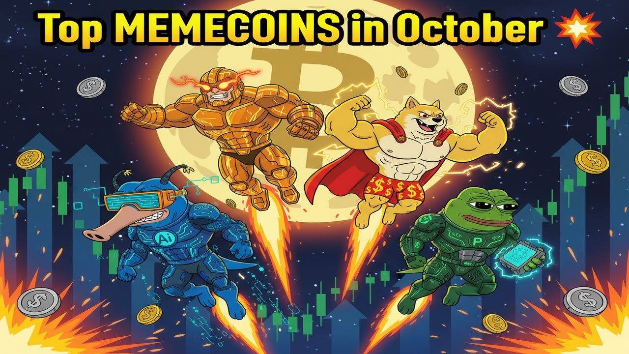 Top Meme Coins About to EXPLODE in October 2025 | Crypto PRESALE - YouTube