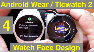 4 Android Wear/Mobvoi Ticwatch 2/E/S Watch Face Design with WatchMaker: Adding Elements