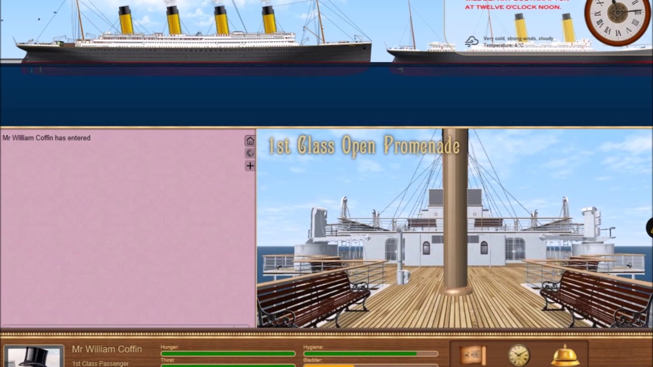 titanic voyage game