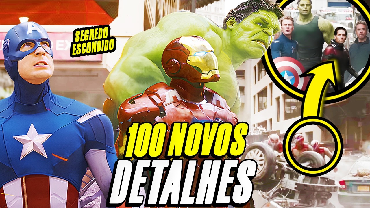 EXPLICADO! 100 NOVOS DETALHES EM OS VINGADORES 1 (EASTER EGGS + REFERÊNCIAS + SEGREDOS) SAGA MARVEL