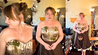 I Make A Mossy Corset (and wire elf ears!)