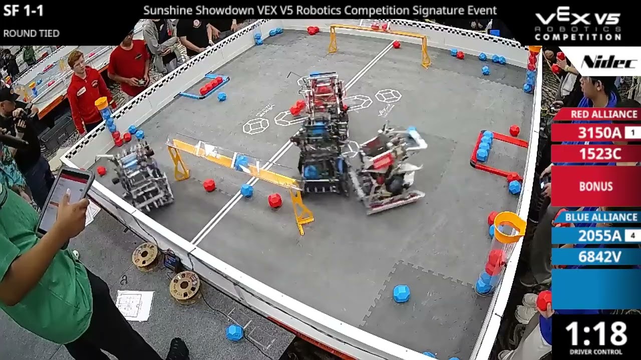 Sunshine Showdown : Default Division - SF #1-1 - 3150A & 1523C vs 2055A & 6842V - Auton + Driver