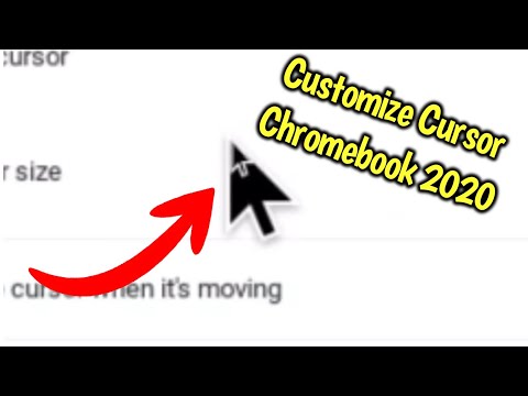 How do I change my cursor on Chromebook?