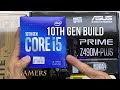 intel Core i5 10400 ASUS PRIME Z490M-PLUS Kingston Hyper-X FURY DDR4 Cooler Master Elite P400 Build
