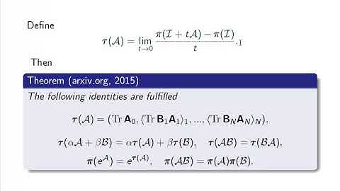 05. Traces and determinants of integral operators with defects.