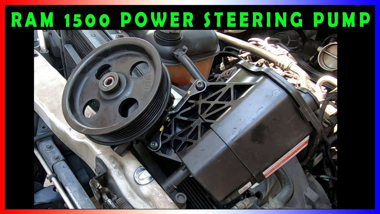 How to Change the Power Steering pump on a Dodge Ram with the 5.7L Hemi