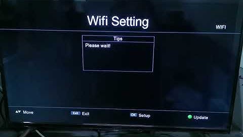 DVB-C STB wifi setting