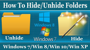 Hide and Unhide Folder in Windows 7/8/10/XP - Urdu/Hindi