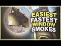 Easiest & Fastest Window Smokes (64 & 128 Tick)