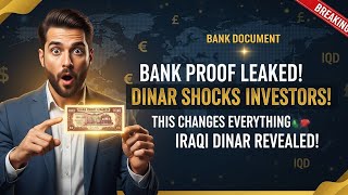 New Iraqi Dinar Bank Evidence Shocks Global Investors – Currency Revaluation Rumors Explained!