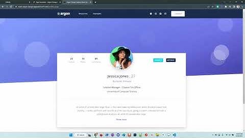 React App Generator - Argon Design (Free Service) | AppSeed