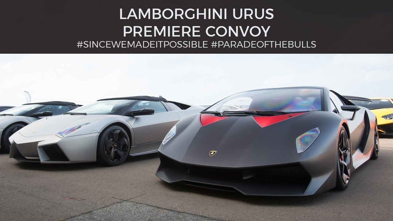LAMBORGHINI URUS SINGAPORE PREMIERE - Convoy