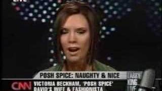 Victoria Beckham On Larry King Live Pt3