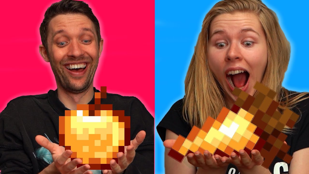 WIR ESSEN GOLDENES MINECRAFT ESSEN! Challenge