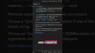 HTML → JS : La meilleure façon de retirer une classe